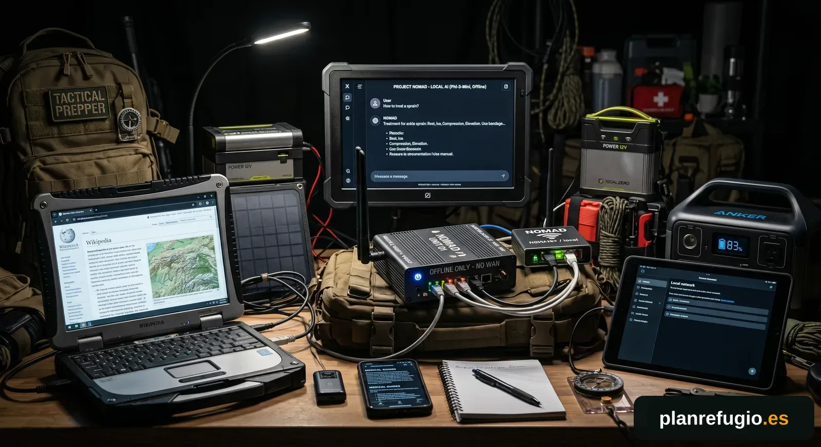 Offline survival computer: build your Project NOMAD (and power it off-grid)