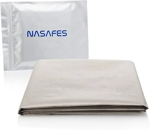 Faraday Fabric for Making a Faraday Cage, Faraday Bags or Faraday Sleeve. Conductive Fabric Woven with Copper Threads Makes It a Copper Fabric for RFID and WiFi Signals. 108x92cm