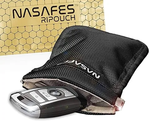 RFID Protection Sleeve - Anti-Signal RFID Sleeve for Car Key, Phone or Bank Card, Mini Faraday Cage Against Theft and Signals