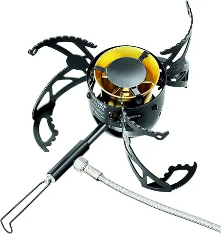 Optimus Polaris Optifuel Tactical - Rugged Multi-Fuel Stove for Gas, Petrol, Diesel and Paraffin | 475 g | 4200 W Power | for Trekking and Outdoor