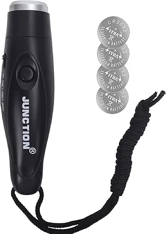 XREXS Electronic Handheld Whistle with Battery, for Sports Classes, Camping and Other Activities, Refereeing, Emergency Survival, Electronic Whistle