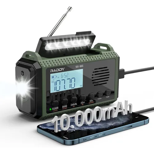 Raddy SH-905 Emergency Portable Radio 10000mAh